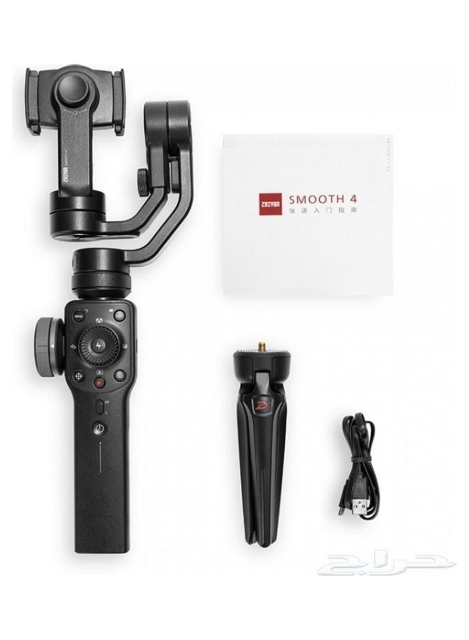 حامل تثبيت جيمبال سموث 4 أسود