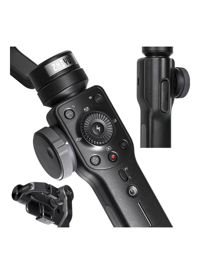 حامل تثبيت جيمبال سموث 4 أسود