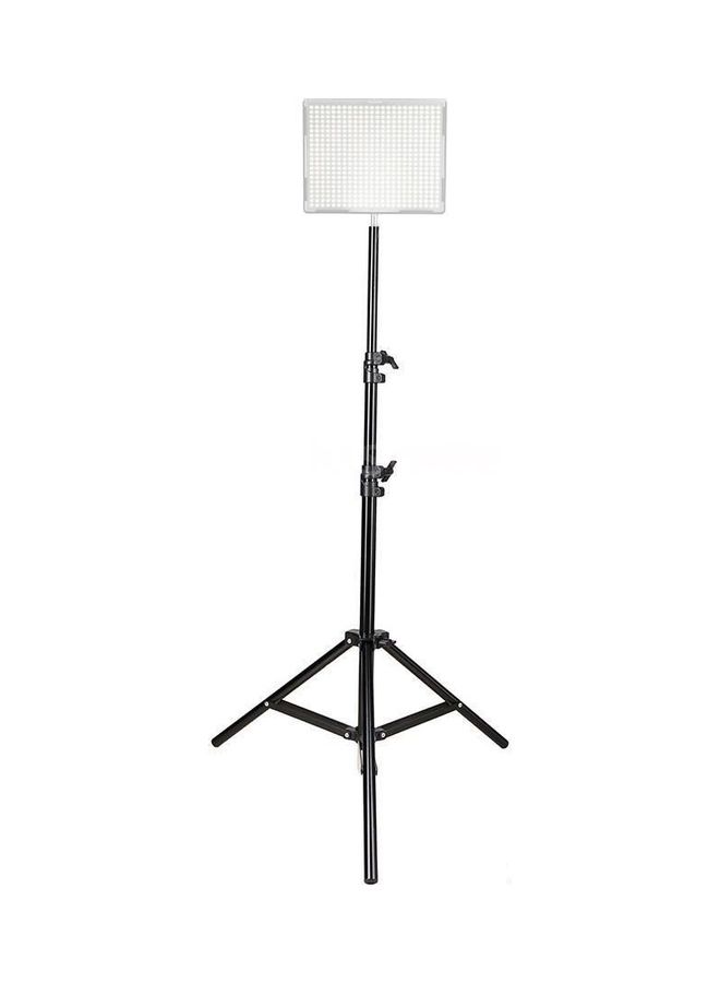 Generic - Aluminum Soft Box Studio Light Stand Black - Image 1
