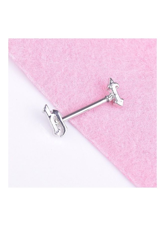 Trendy H Shape Dangle Shields Piercing Nipple Ring