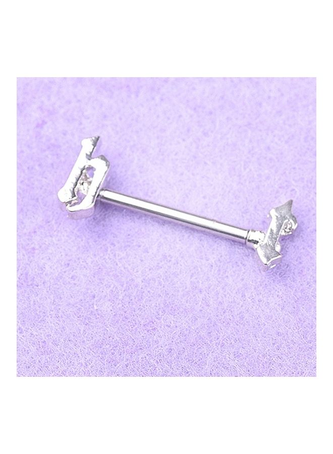 Trendy H Shape Dangle Shields Piercing Nipple Ring