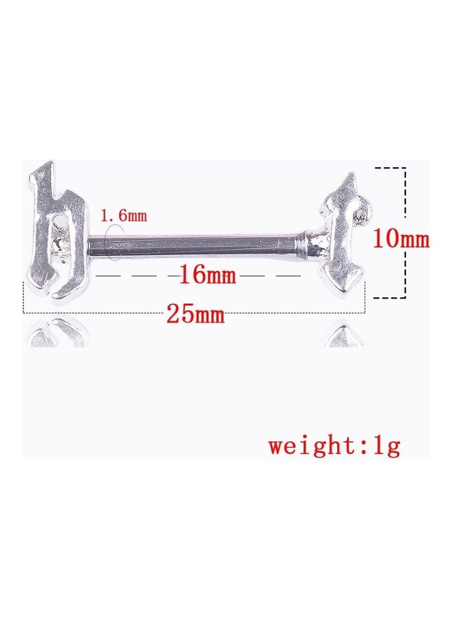 Trendy H Shape Dangle Shields Piercing Nipple Ring