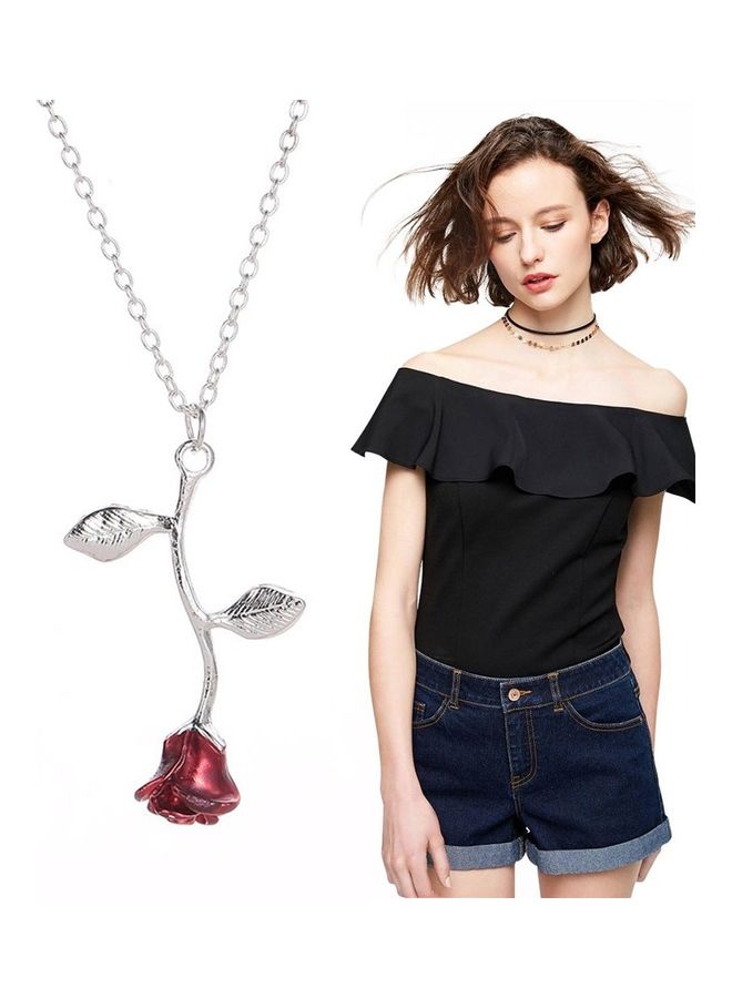 Generic Simple Vintage Coated Clavicle Chain Pendant Chocker Necklace  - Image 3