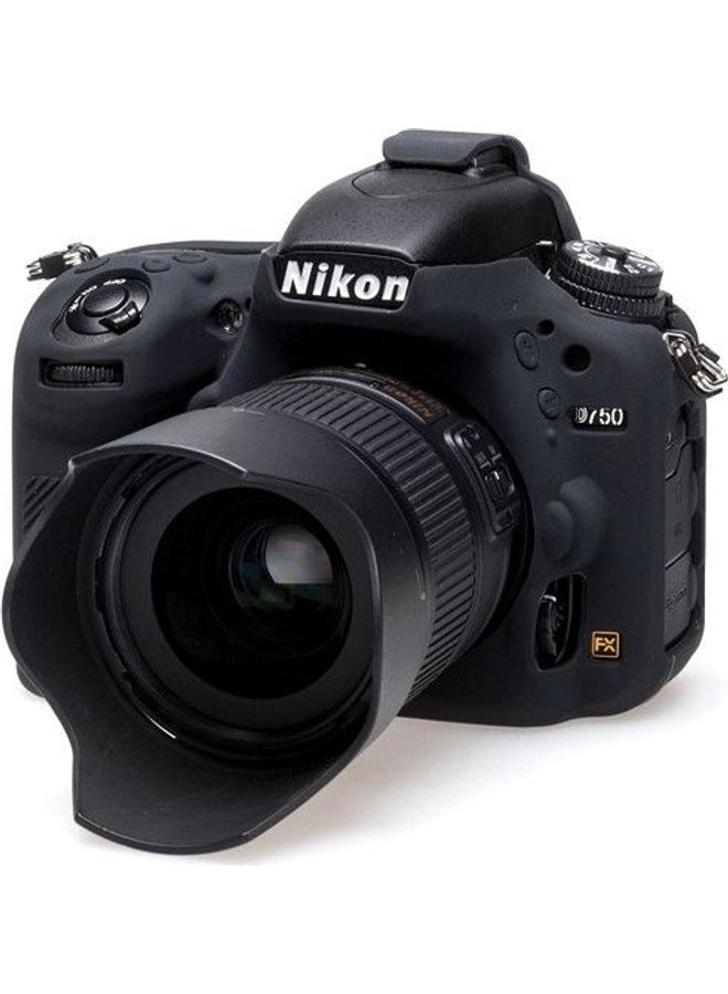 إيزي كافر غطاء حماية من السيليكون لكاميرا نيكون طراز D750 أسود  - Image 4