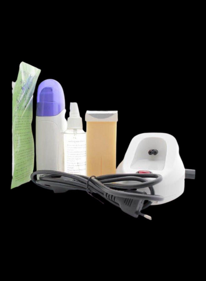 ماكينة إزالة الشعر بالشمع 5 في 1 . أبيض/أزرق/برتقالي 11.4 x 24.6 x 20.6سم - Image 1