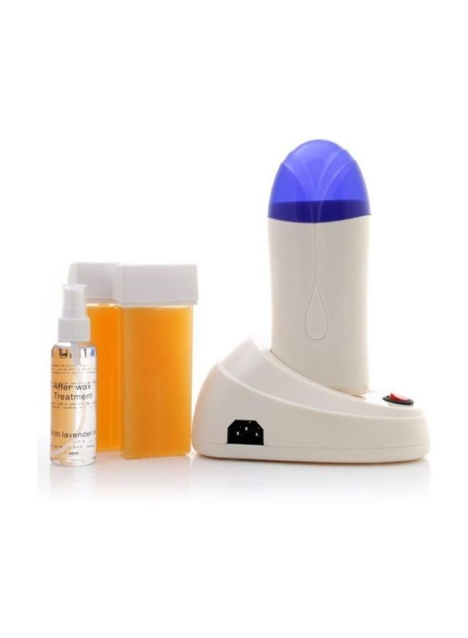 ماكينة إزالة الشعر بالشمع 5 في 1 . أبيض/أزرق/برتقالي 11.4 x 24.6 x 20.6سم - Image 2
