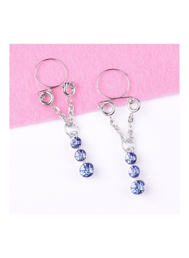 Generic - 1 Set Fashion Dangle Shields Bars Piercing Nipple Ring - Image 1