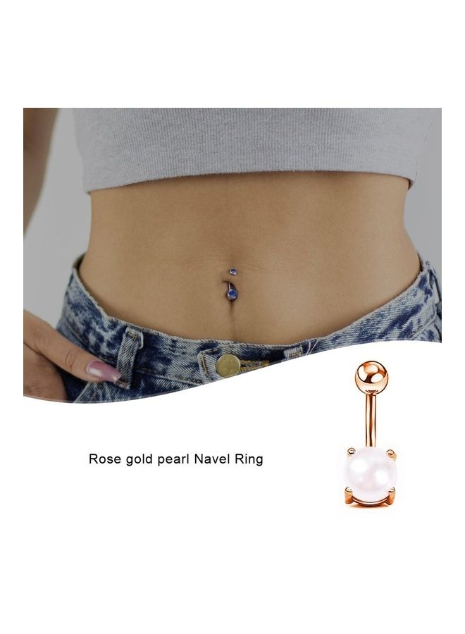Diamond-studded Fringed Claw Chain Navel Ring - Image 5