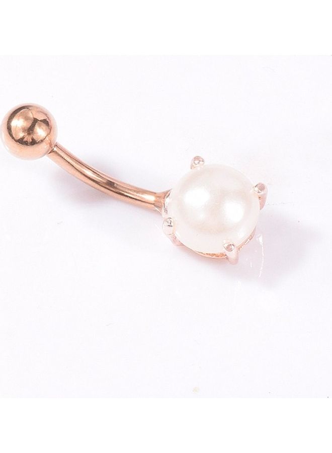 Diamond-studded Fringed Claw Chain Navel Ring - Image 1