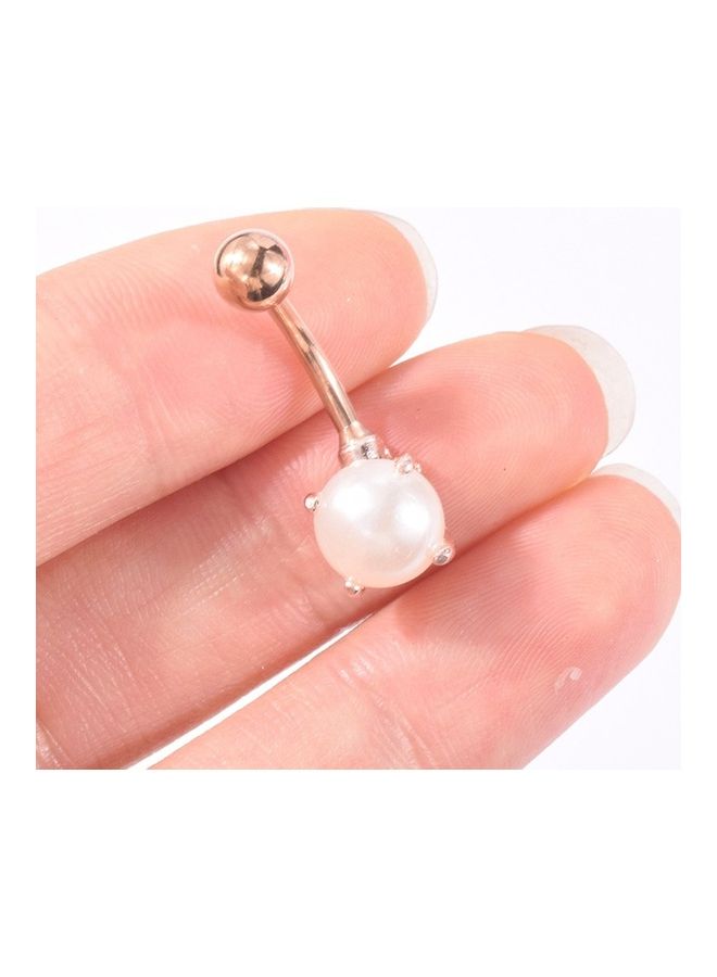 Diamond-studded Fringed Claw Chain Navel Ring - Image 3