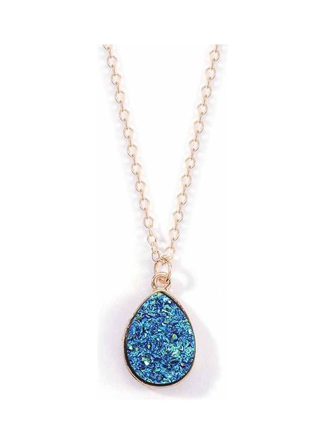Water Drop Fashion Sweet Cluster Teardrop Pendant Necklace - Image 1