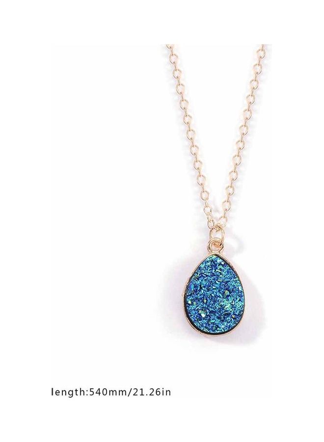 Water Drop Fashion Sweet Cluster Teardrop Pendant Necklace - Image 2