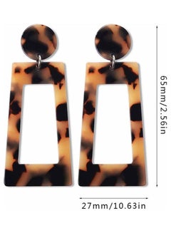 19040799 Female Fashion Geometric Earrings Ear Studs