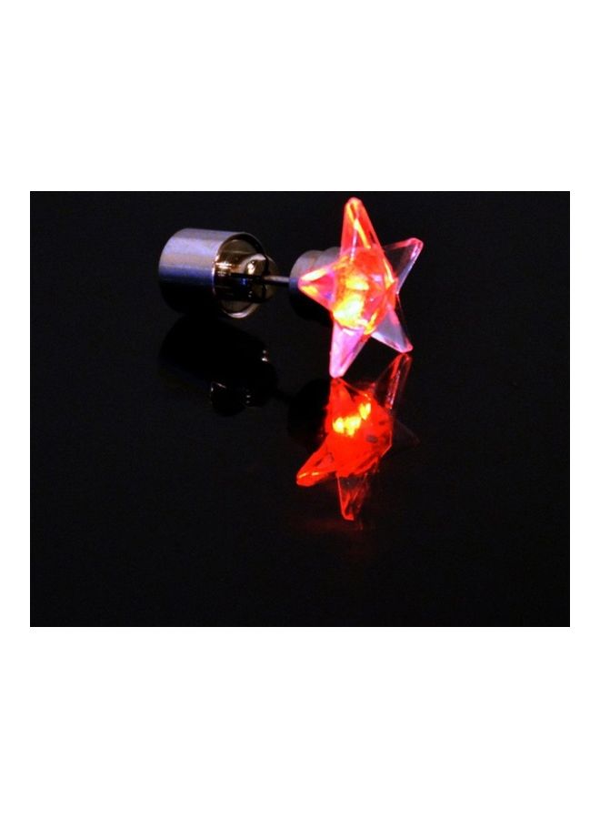 Light Up LED Bling Ear Studs Earrings - Image 1