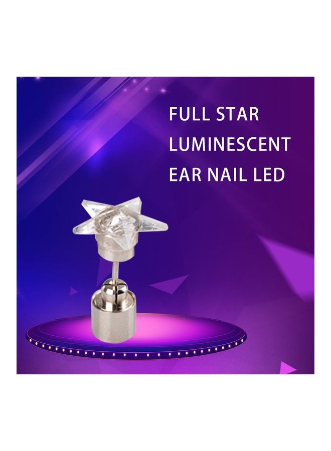 Light Up LED Bling Ear Studs Earrings - Image 5