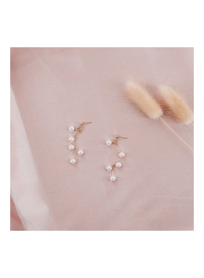 Creative New Pearl Pendant Earrings - Image 1