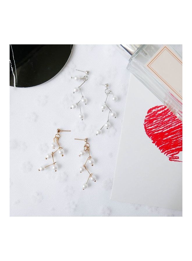 Creative New Pearl Pendant Earrings - Image 4