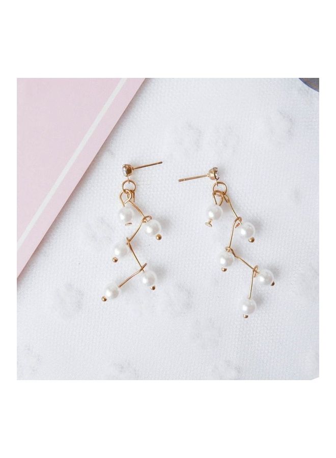 Creative New Pearl Pendant Earrings - Image 5