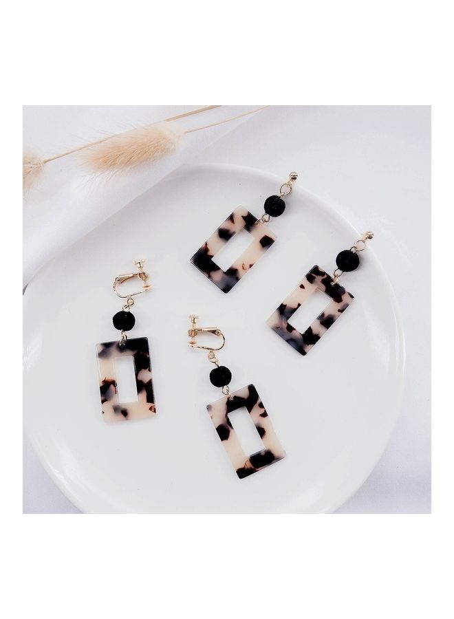 New Geometric Leopard Earrings Without Pierced Ears  - Image 5