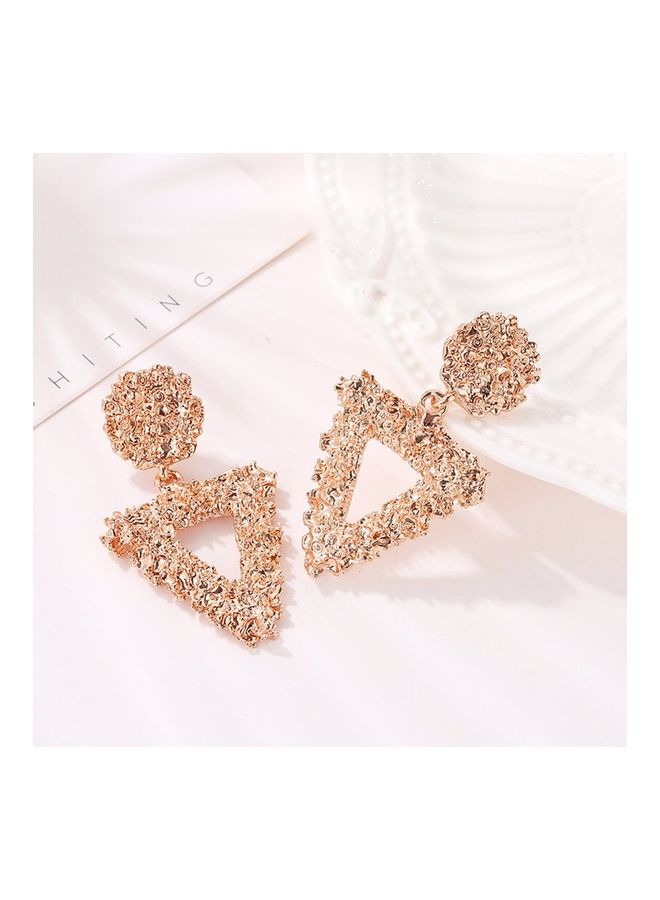 Frosted Triangle Earrings  - Image 2