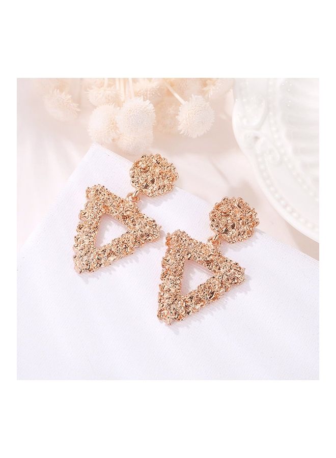 Frosted Triangle Earrings  - Image 3