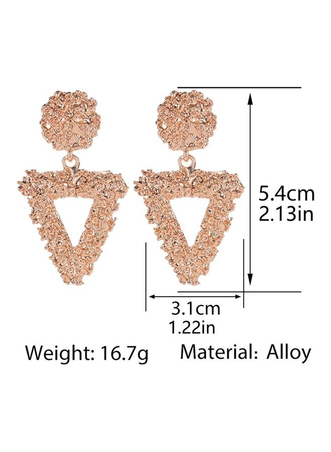 Frosted Triangle Earrings  - Image 5