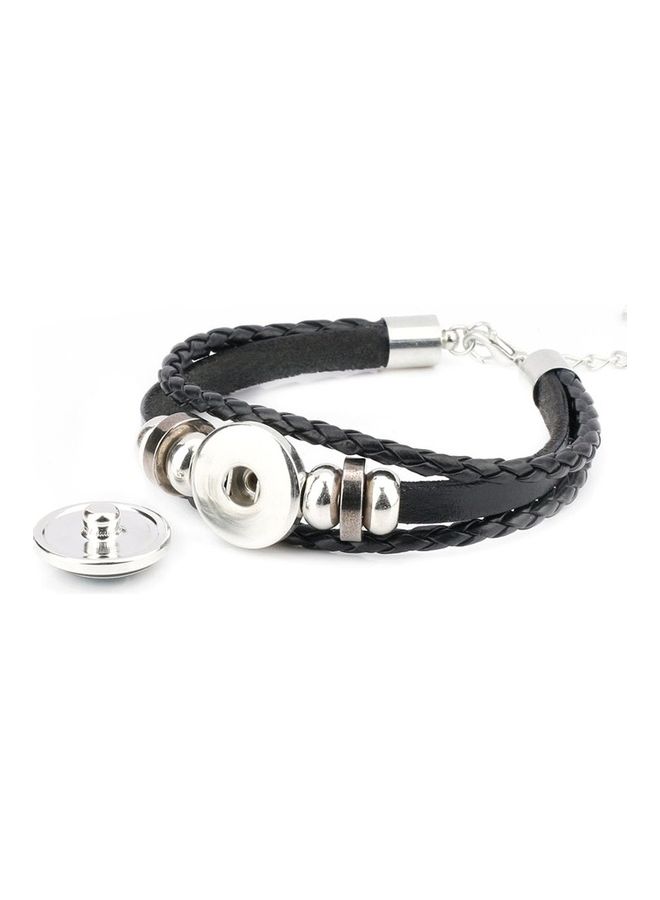 Luminous 12 Constellation Zodiac Leather Bracelet  - Image 2