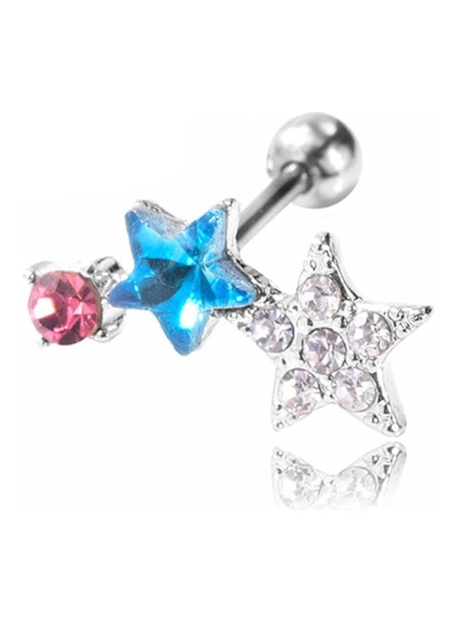 Rhinestone Star Style Anti-Allergy Ear Piercing