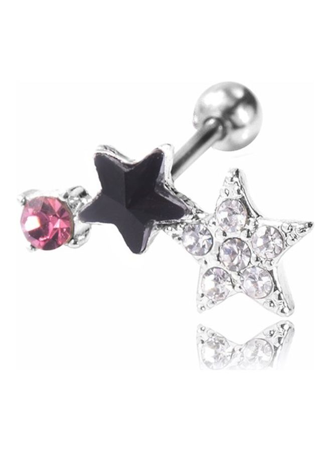 Rhinestone Star Style Anti-Allergy Ear Piercing
