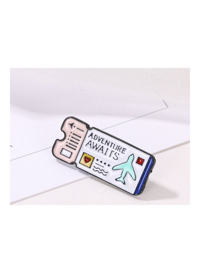 Generic - Airline ticket badge with white Brooch - Image 1