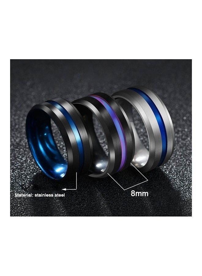 Stainless Steel Medical Weight Loss Titanium Colour Ring  - Image 2