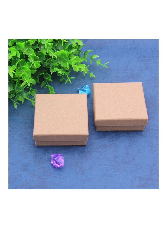Kraft Paper Ring / Jewelry / Double Earrings/ Hair Clip Gift Box - Image 3