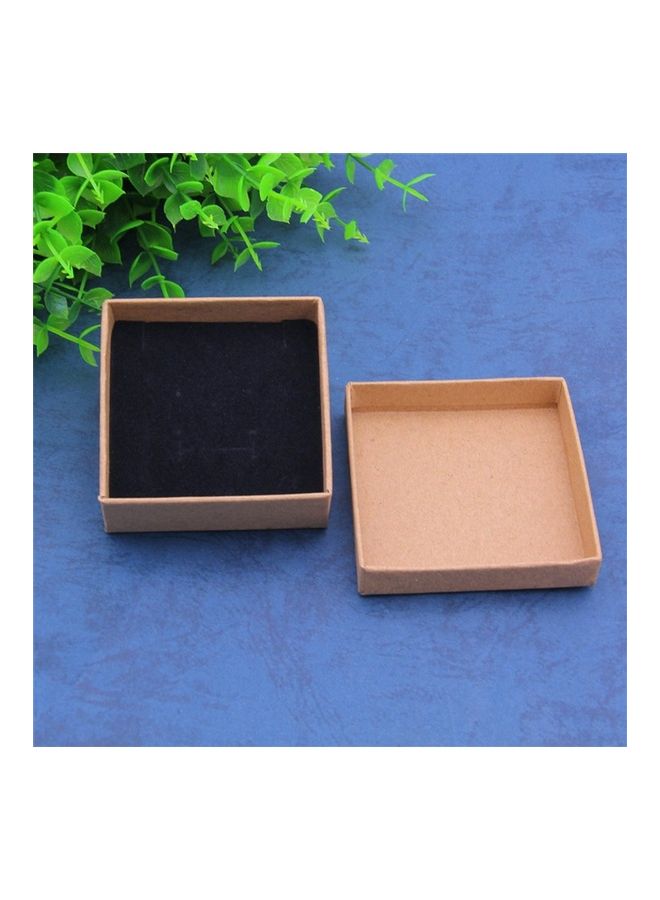 Kraft Paper Ring / Jewelry / Double Earrings/ Hair Clip Gift Box - Image 1