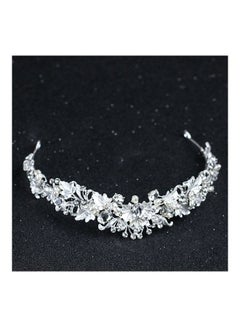 Generic Alloy Diamond Crown Bride's Wedding Headdress  - Image 5