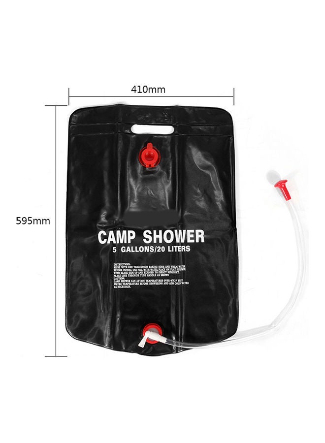 Generic Outdoor Hot Water Bottle Bath Bag 20L 30x5x20cm  - Image 2