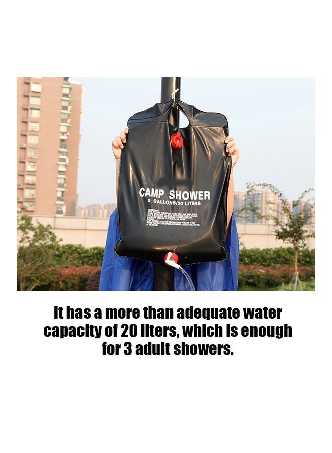 Generic Outdoor Hot Water Bottle Bath Bag 20L 30x5x20cm  - Image 4