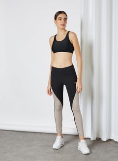 Calvin Klein Performance Colorblock Tights Black/Beige  - Image 4