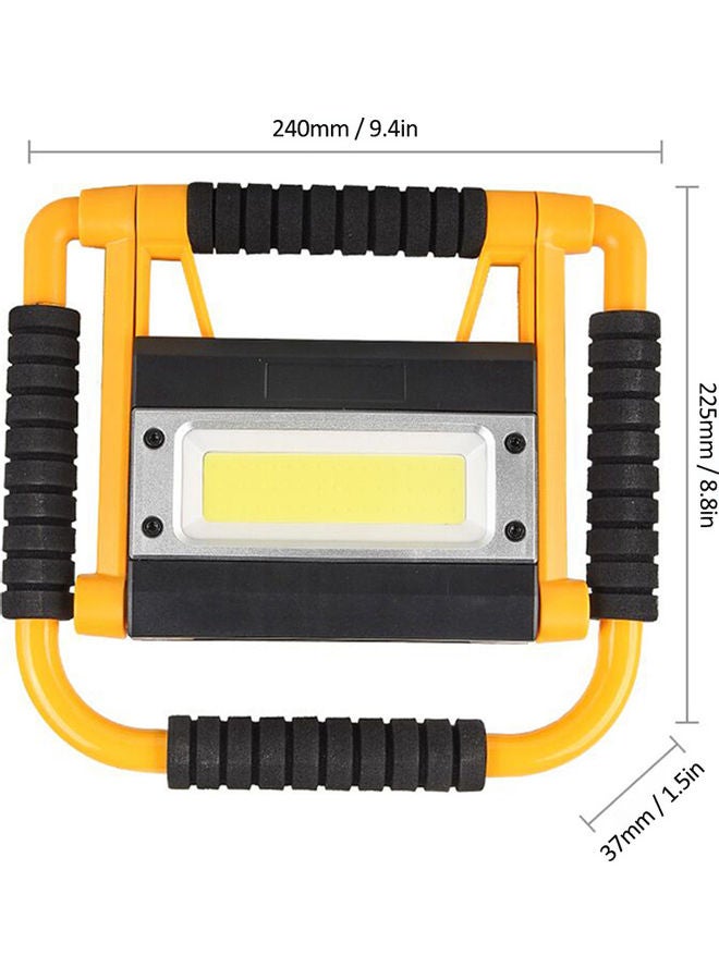 ماركة غير محددة مصباح LED بإضاءة غامرة بتقنية COB وقدرة 20 وات أصفر 25x4.5x25سم  - Image 2