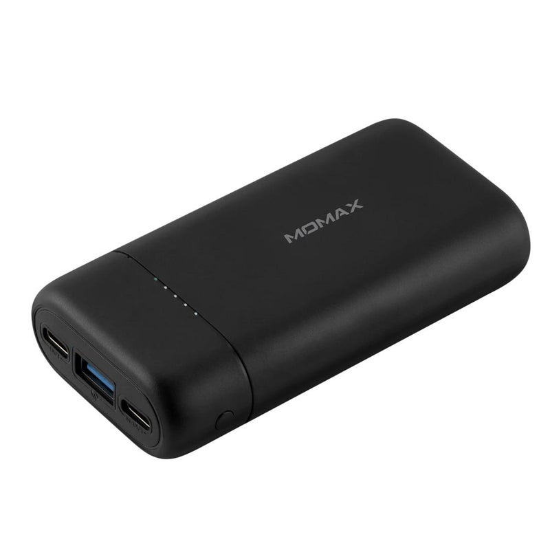 Momax 10000.0 mAh iPower Minimal 6 Power Bank Black  - Image 2