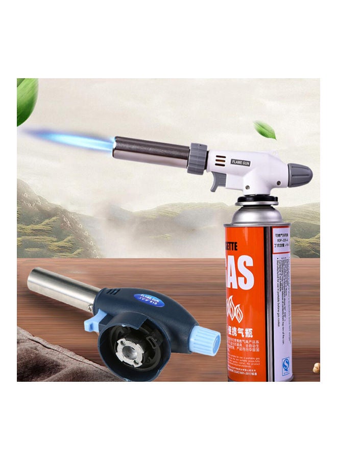 Generic - Portable Gas Torch Burner Blue/White 22.3 x 5 x 12cm - Image 1