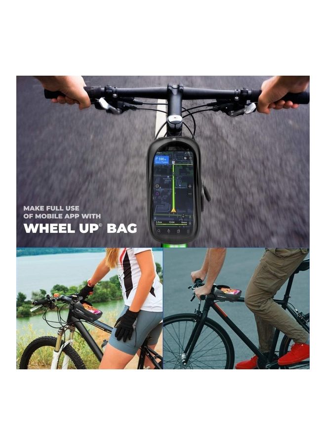 Rock Pow - Waterproof Frame Front Pouch Cycling Handlebar Tube Bag 20 x 15 x 10cm - Image 1