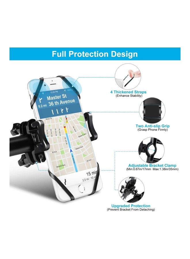 روك بو حامل هاتف للدراجة الهوائية 11.5 x 7 x 6سم - Image 4