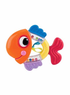 Nuby Baby Rattle Pals Teether - Orange Fish  - Image 1