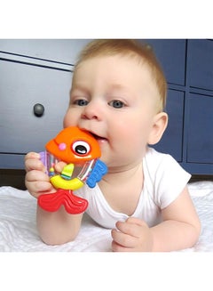 Nuby Baby Rattle Pals Teether - Orange Fish  - Image 2