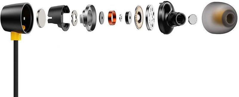 realme - Buds 2 RMA155-2 Wired In-Ear Earphones With Mic Black - Image 1