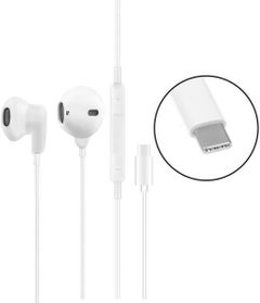 Wired Type-C Usb In-Ear Earphones With Microphone White - v1607863760/N42683399A_2