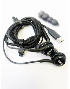 AKG Type C Wired In Ear Earphone Black  - Image 2