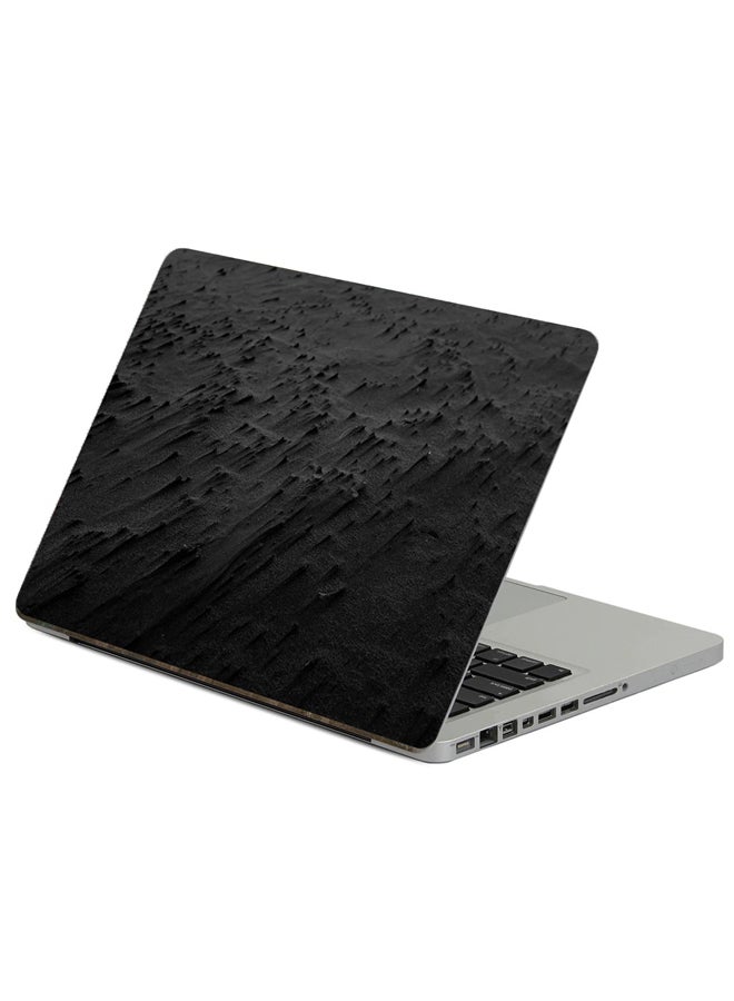 Sand Black Printed Laptop Sticker Multicolor
