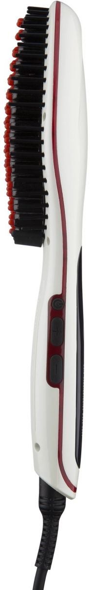 Rush Brush - Electric Hair Straightening Brush White - Image 1