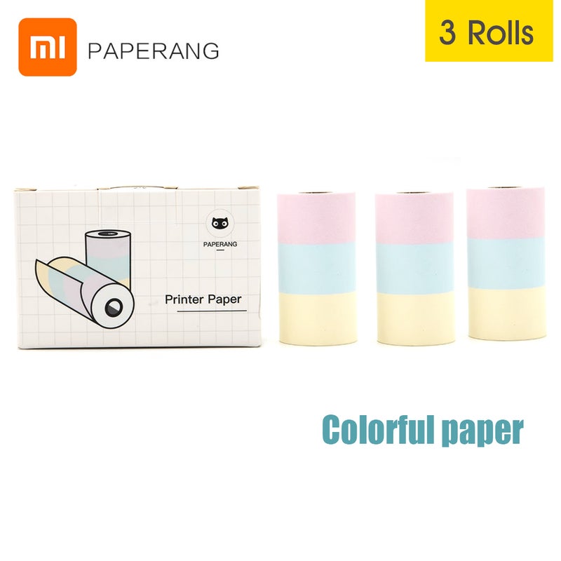 Generic 3 Rolls Self-adhesive Paper White  - Image 1